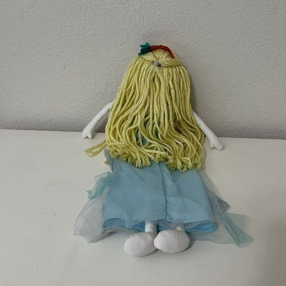 Pottery Barn Kids Designer Doll Mermaid on Land Sea Princess Blue Dress 18" - Picture 10 of 13